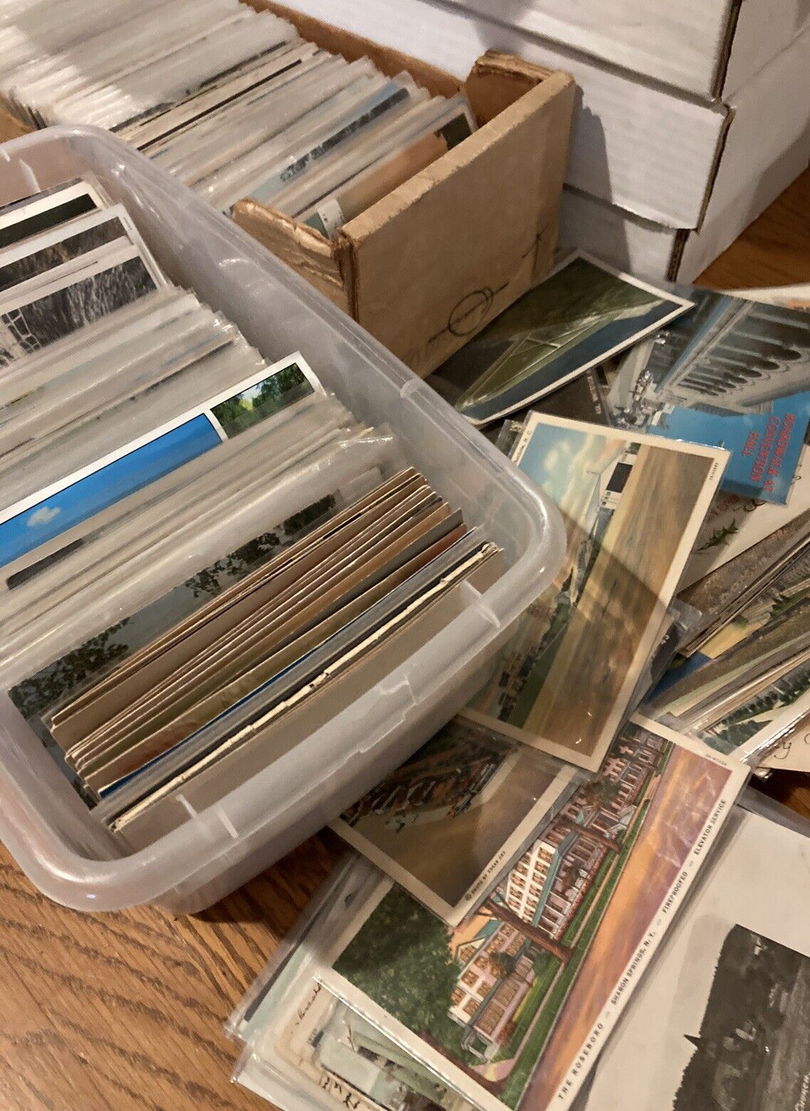 Random 125+ Vintage Postcard Lot - Early c1900's to 1970's Mixed Variety