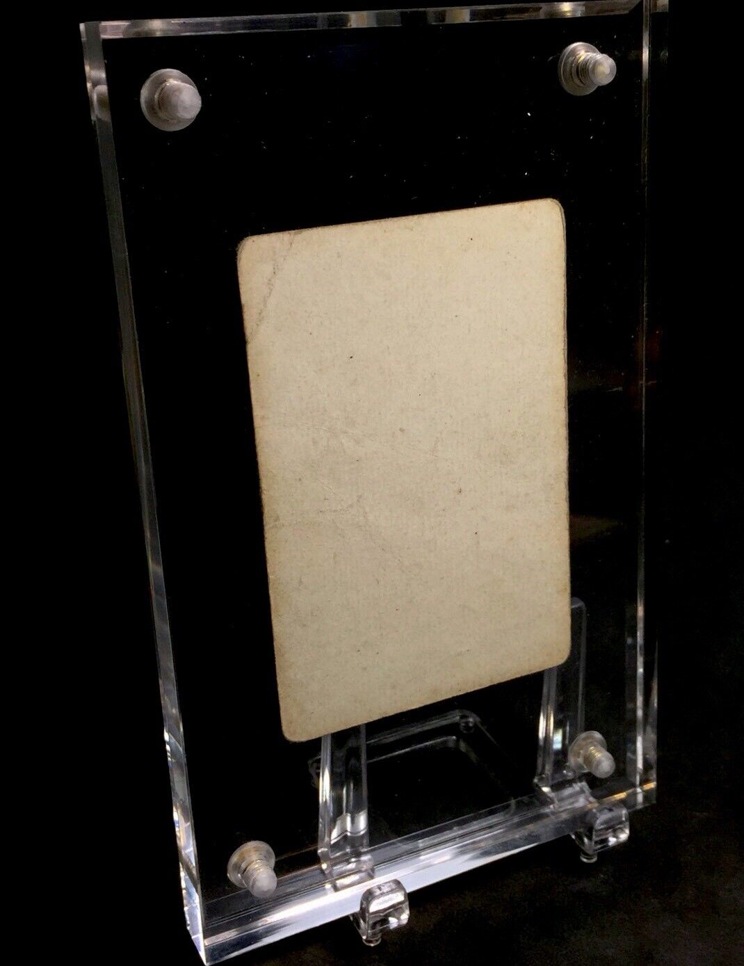 1700’s Antique Playing Cards Stencil Brush Painted Woodcut Historic Single