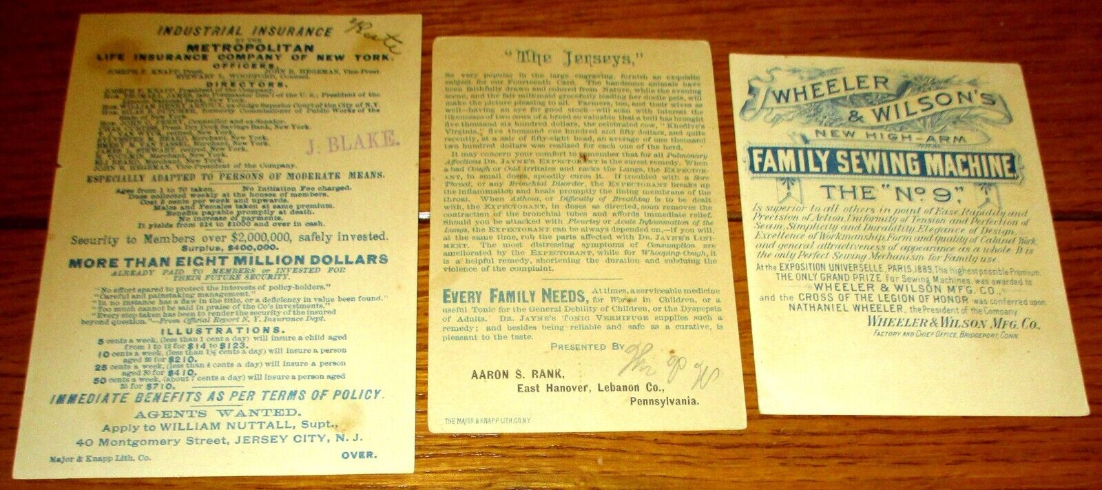 Vintage Advertising Trading Card Lot (27 diff.)  Circa 1800's & early 1900's  #1