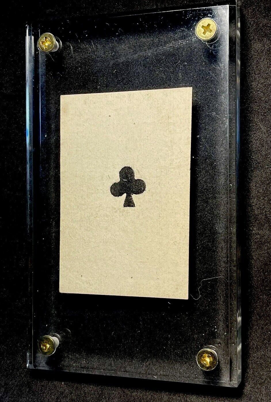 Historic 1700’s Earliest Form LOTTO Antique Playing Cards Secondary Use Single