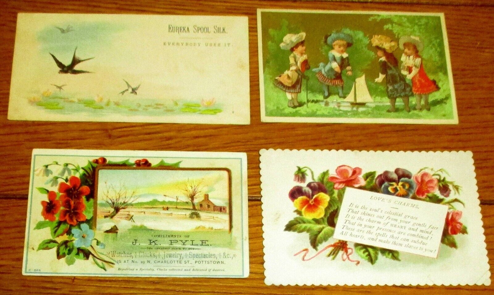 Vintage Advertising Trading Card Lot (30 dif.)  Circa 1800's & Early 1900's  #15