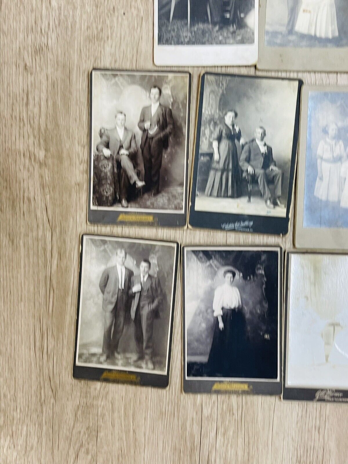 22 Cabinet Cards 1800's 1900s Some Marked Marquette Negaunee Ishpeming Michigan