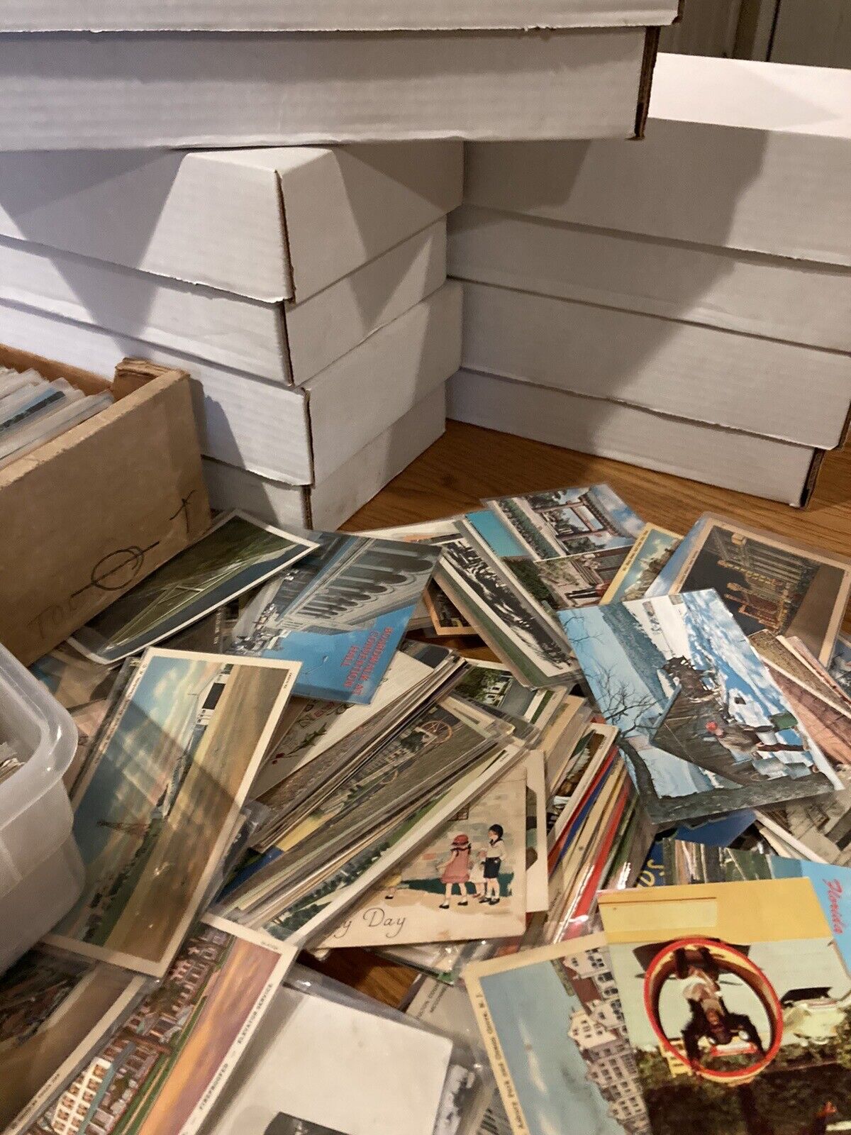 Random 125+ Vintage Postcard Lot - Early c1900's to 1970's Mixed Variety