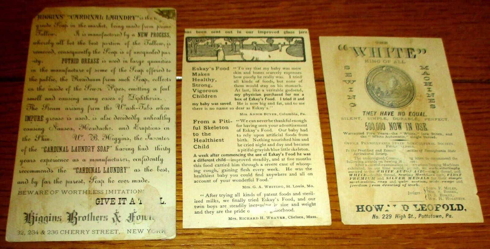 Vintage Advertising Trading Card Lot (26 diff.) Circa 1800's & Early  1900's  #5