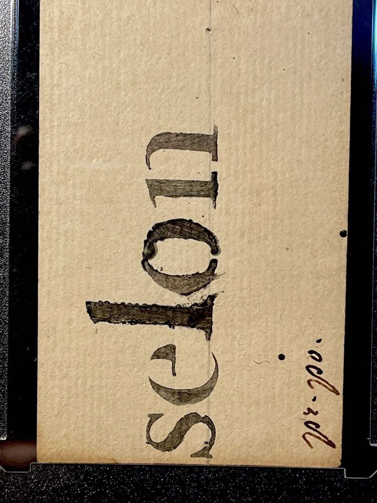 1700’s Teachers Informative Stencil Painted Antique Playing Card Historic Single