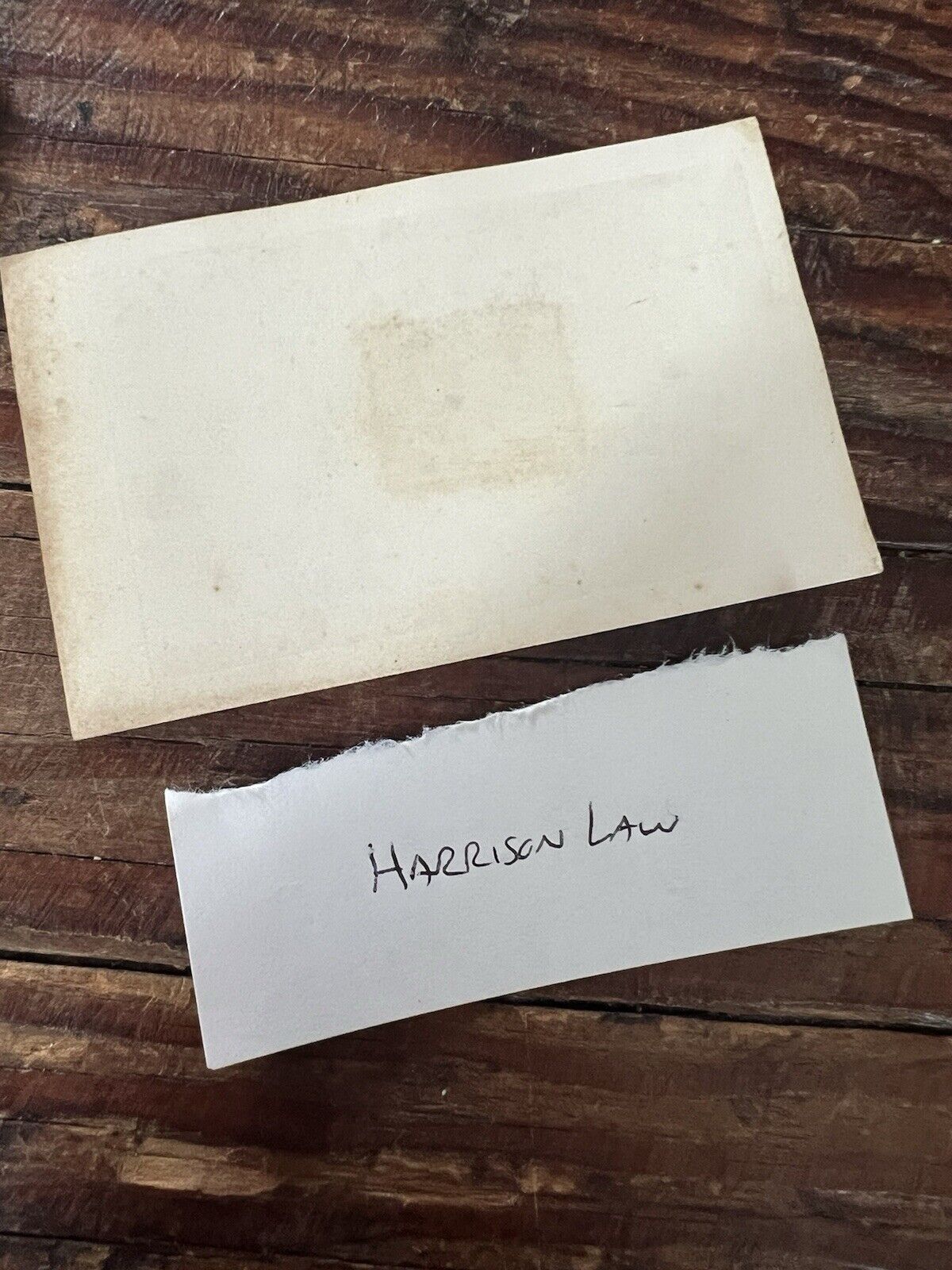 Antique 1800’s CDV Photograph - Harrison Law - Indiana Pennsylvania