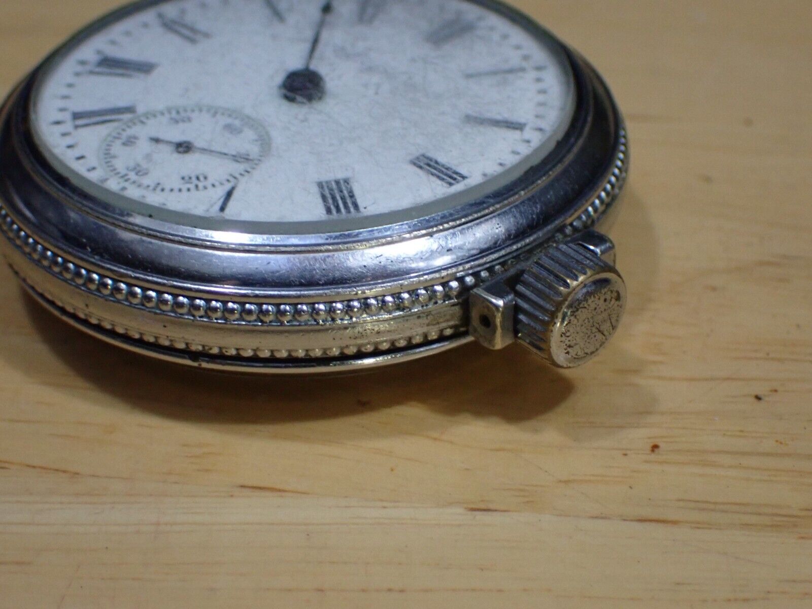 1900 Elgin 15 Jewel Manual Wind 217 Pocket Watch runs face down 18s Spartan Case