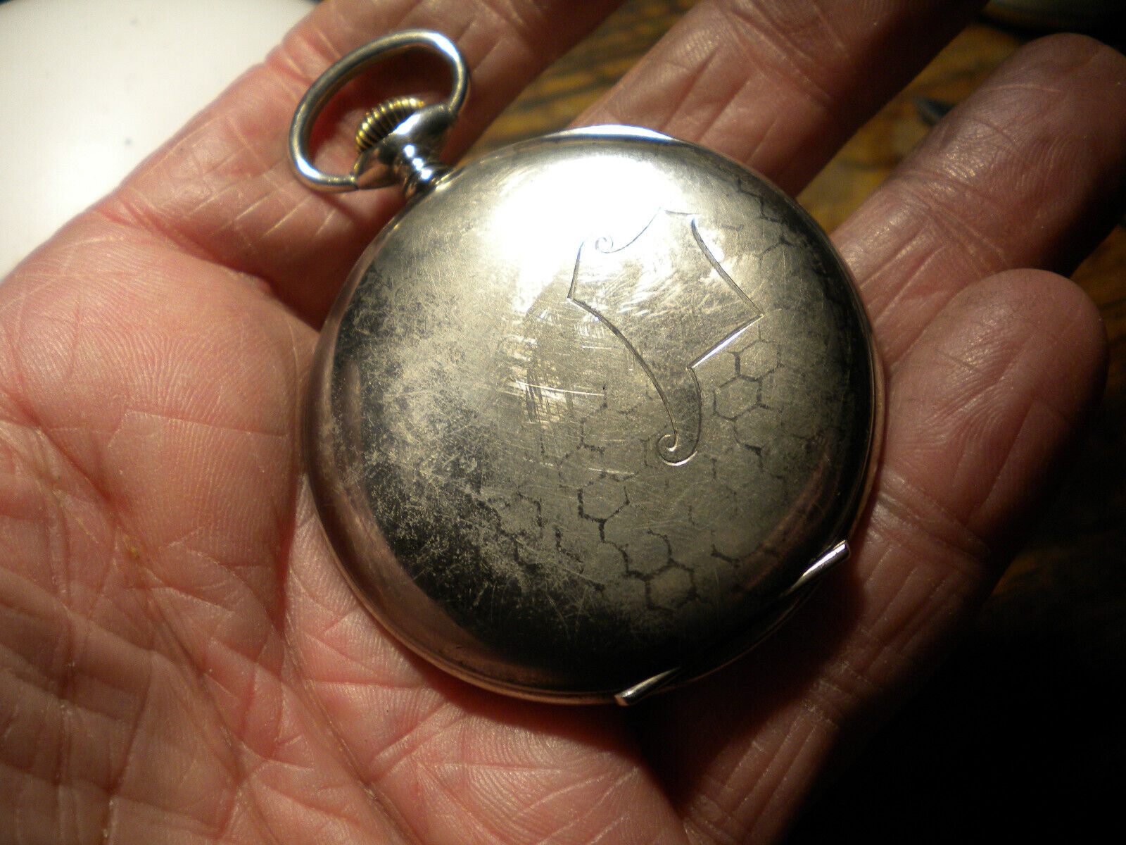 RARE-1900S-PAUL BOUVIER-SWISS-NEILLO ENAMEL-POCKETWATCH CASE