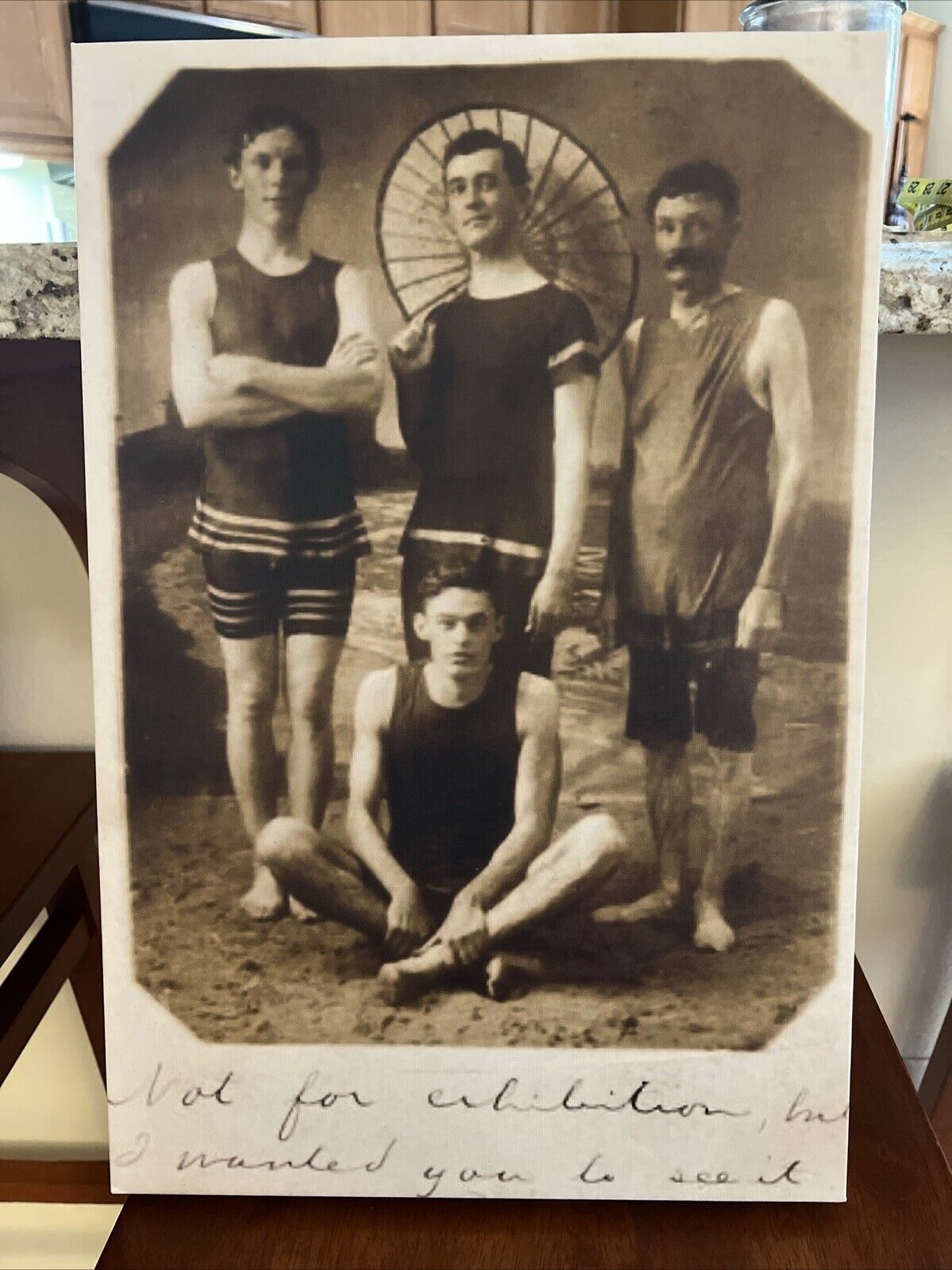Lot of 7 Gay Interest Wall Art Mounted Canvas 1800s thru Midcentury Handsome Men