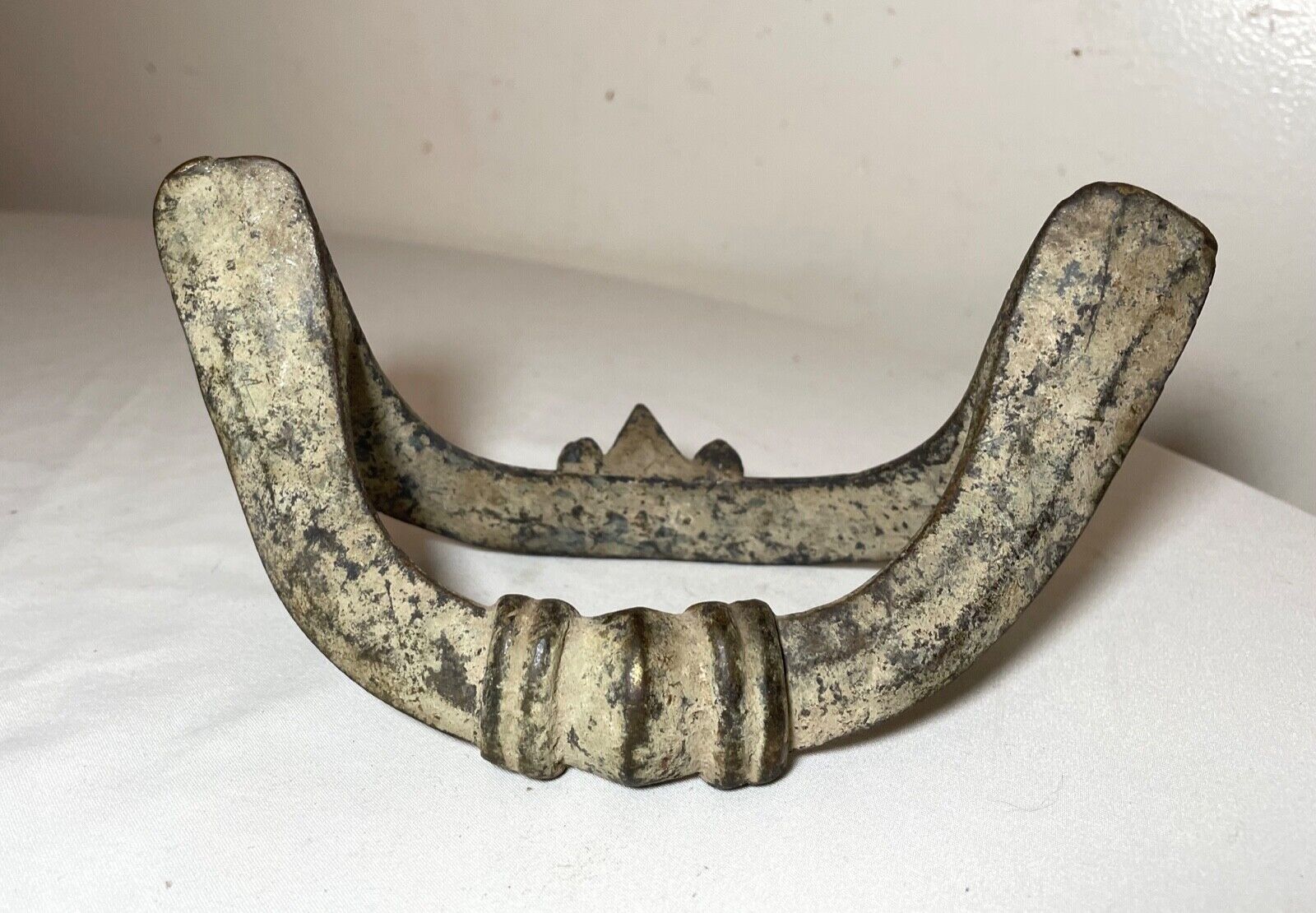 rare 1800's Antique West African Senufo Fußreife Bronze Currency Ankle Bracelet'