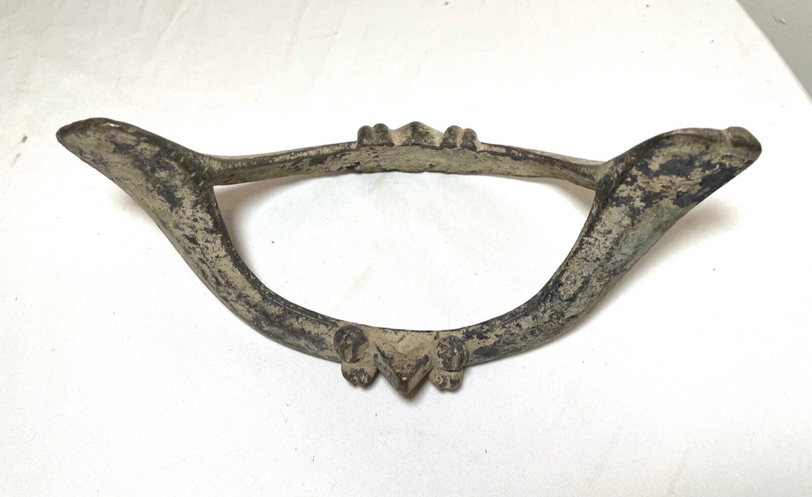 rare 1800's Antique West African Senufo Fußreife Bronze Currency Ankle Bracelet'