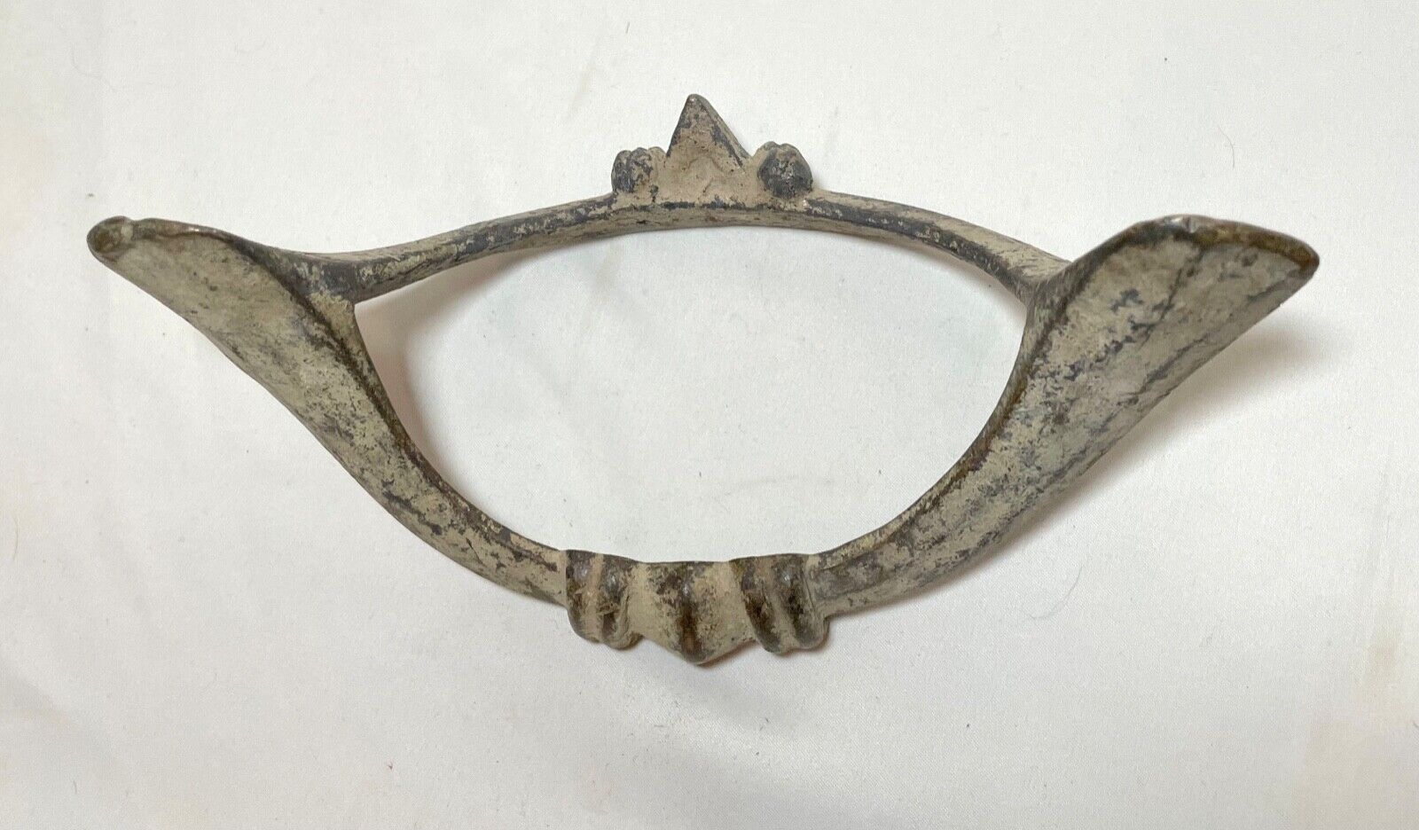 rare 1800's Antique West African Senufo Fußreife Bronze Currency Ankle Bracelet'
