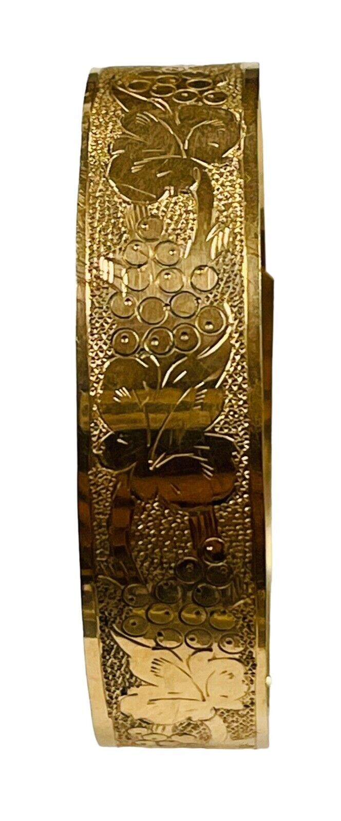 Pair Victorian 1800's Gold Filled Garnet Seed Pearl Cuff Bracelets Locking Clasp