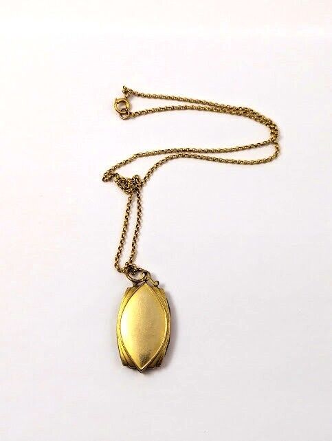 Vintage Locket Necklace, 1900's, Vintage Jewelry