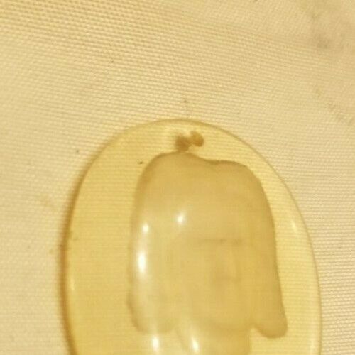 Late 1800s Johann Sebastian Bach Baccarat Sulphide Pendant