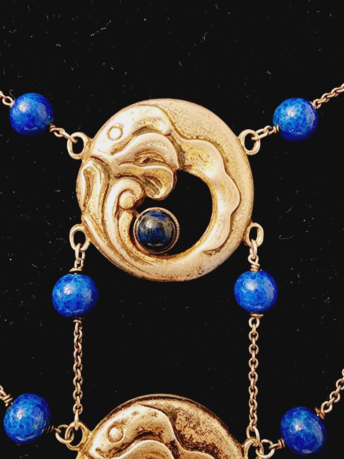 THE BEST 1900s FESTOON drop STERLING SILVER Norseland NECKLACE