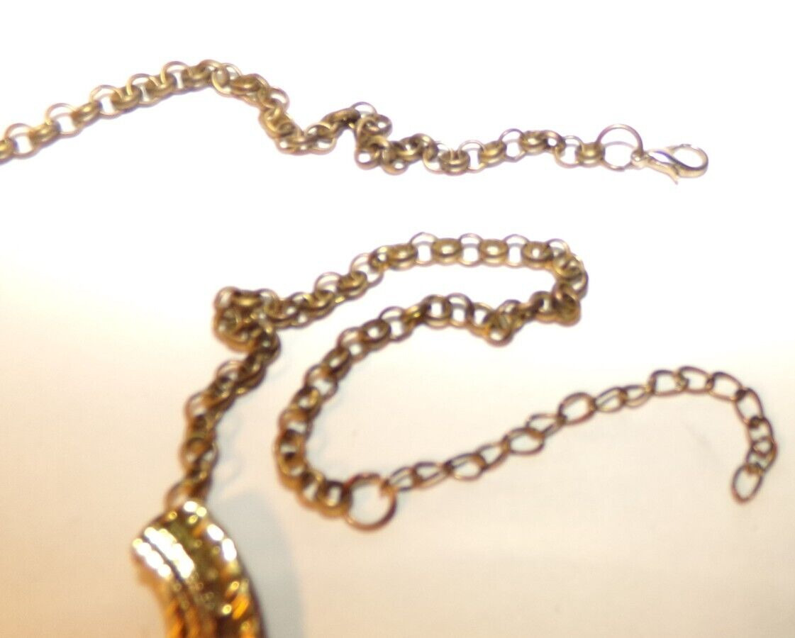 VTG 1800’s STYLE RETRO VICTORIAN CRESCENT /PENDANT - COSTUME JEWELRY