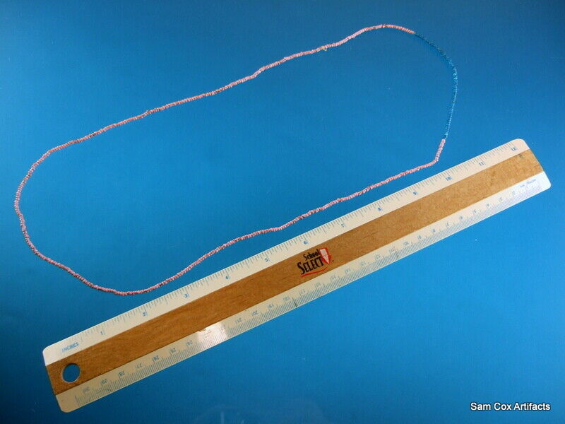 Super Fine Authentic Late 1800's Northwest Trade Necklace Indian Arrowheads COA