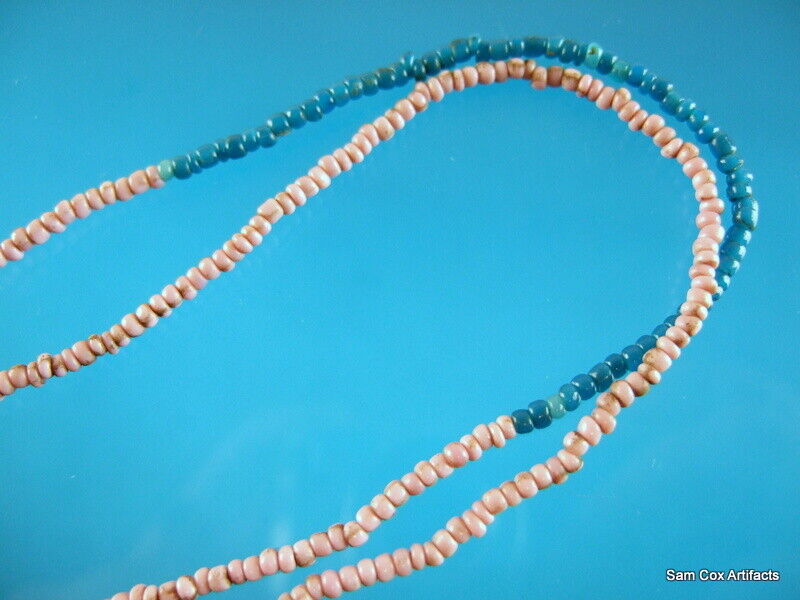 Super Fine Authentic Late 1800's Northwest Trade Necklace Indian Arrowheads COA