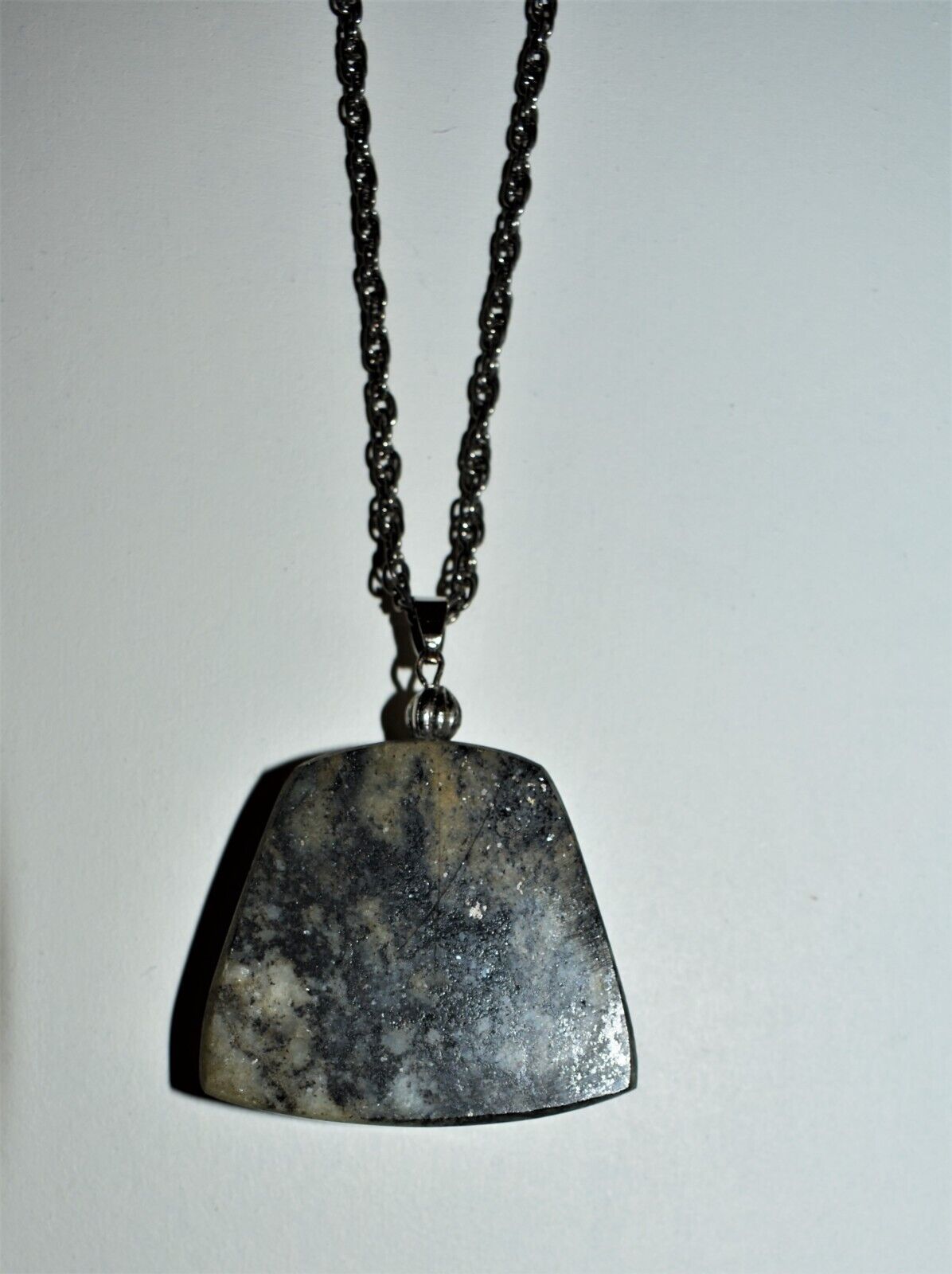 Gold Silver Ore Pendant Necklace 1800s Ore Knob Copper Mine N.C. Handmade Art