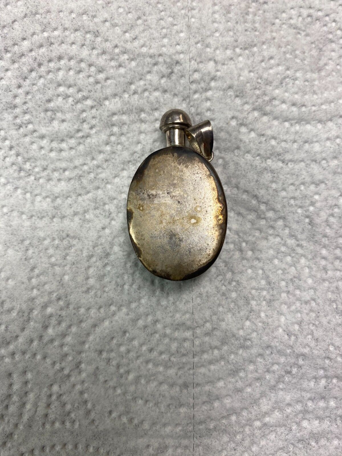 Vintage Perfume Pendant Silver Early 1800's