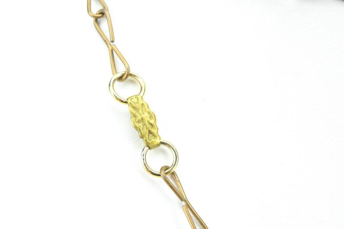 Victorian 1800's Paperclip Link Necklace Chain Measures 32" long Unique Find!