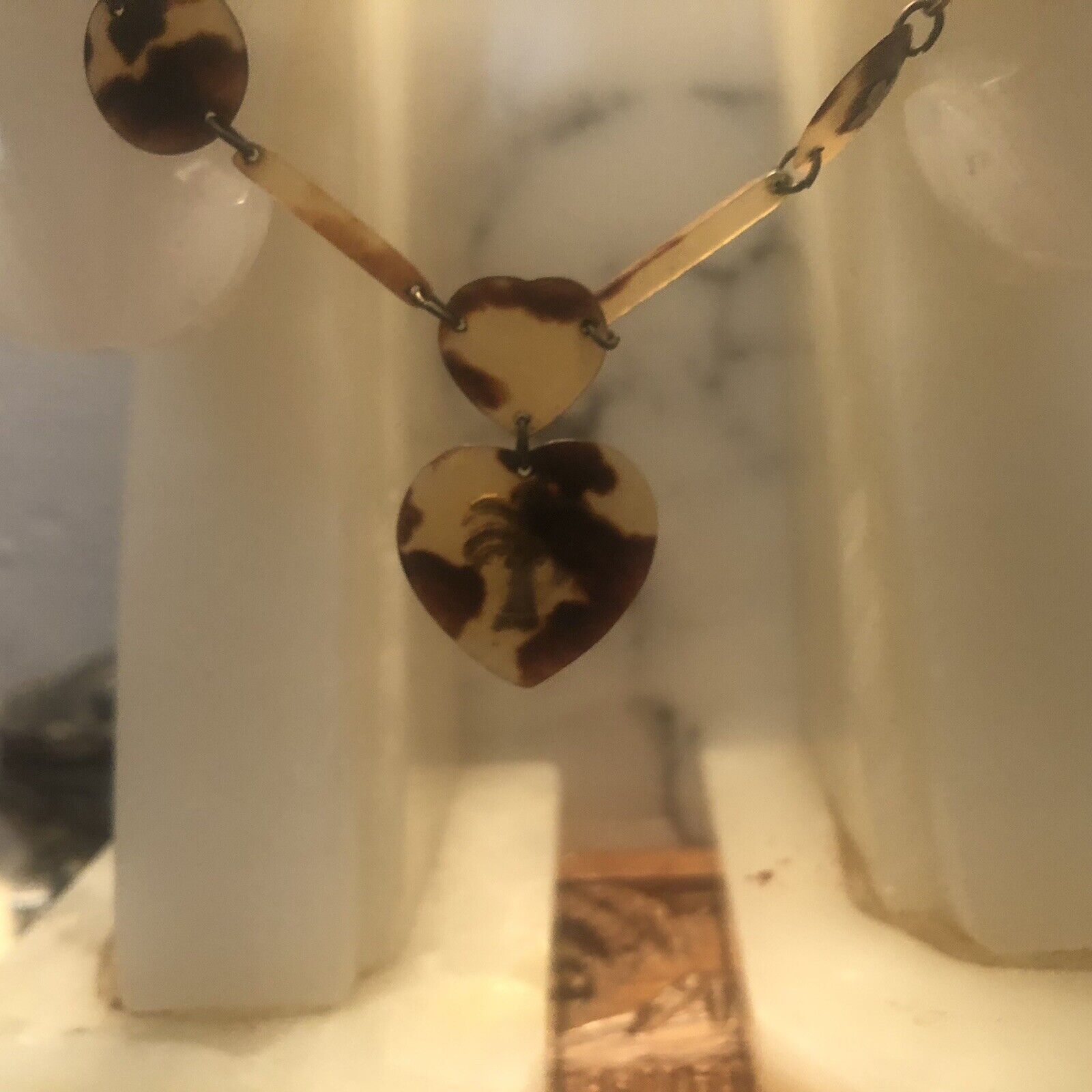 Original Antique 1800’s Shell 16” Tribal Necklace