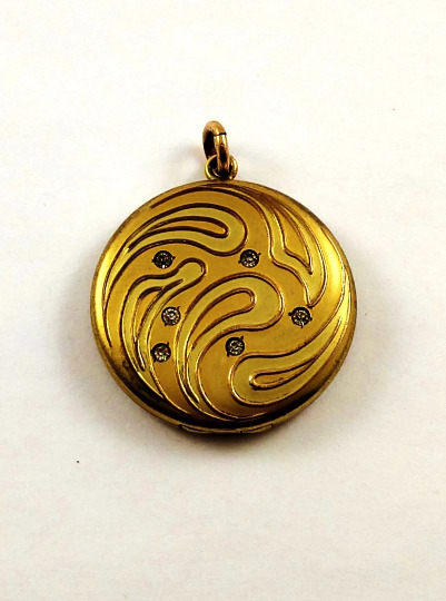 Victorian Locket, 1800's Vintage Jewelry