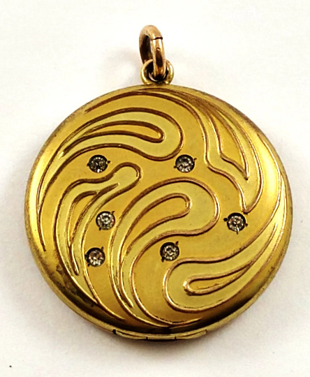 Victorian Locket, 1800's Vintage Jewelry