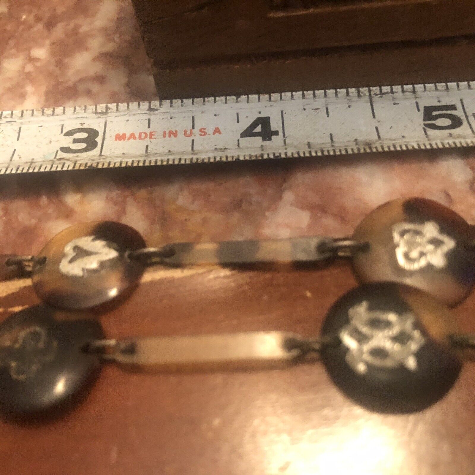 Original Antique 1800’s Shell 16” Tribal Necklace