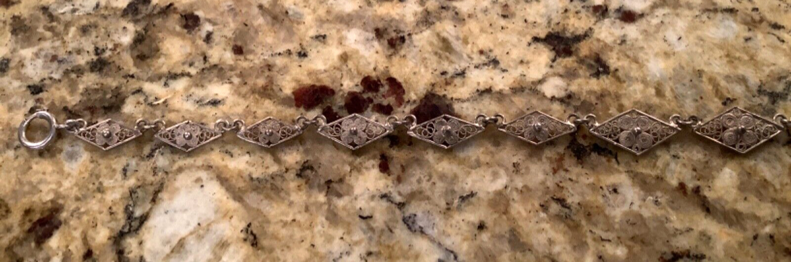c. 1800s Etruscan Revival Sterling Silver Fringed Cannetille Filigree Necklace