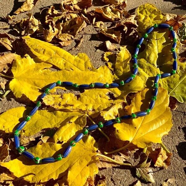 1700s Venetian Glass Trade Beads Strand LOVE BEADS Boho Hippie Festival African