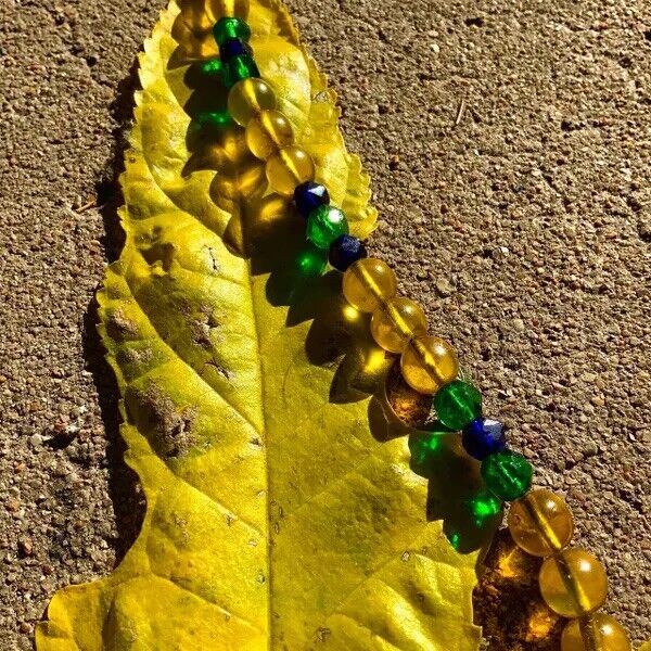 1700s Venetian Glass Trade Beads Strand LOVE BEADS Boho Hippie Festival African