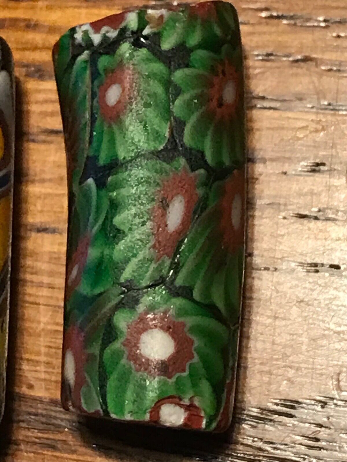 5 African Trade Beads Venetian Millefiori 1700s-1800s