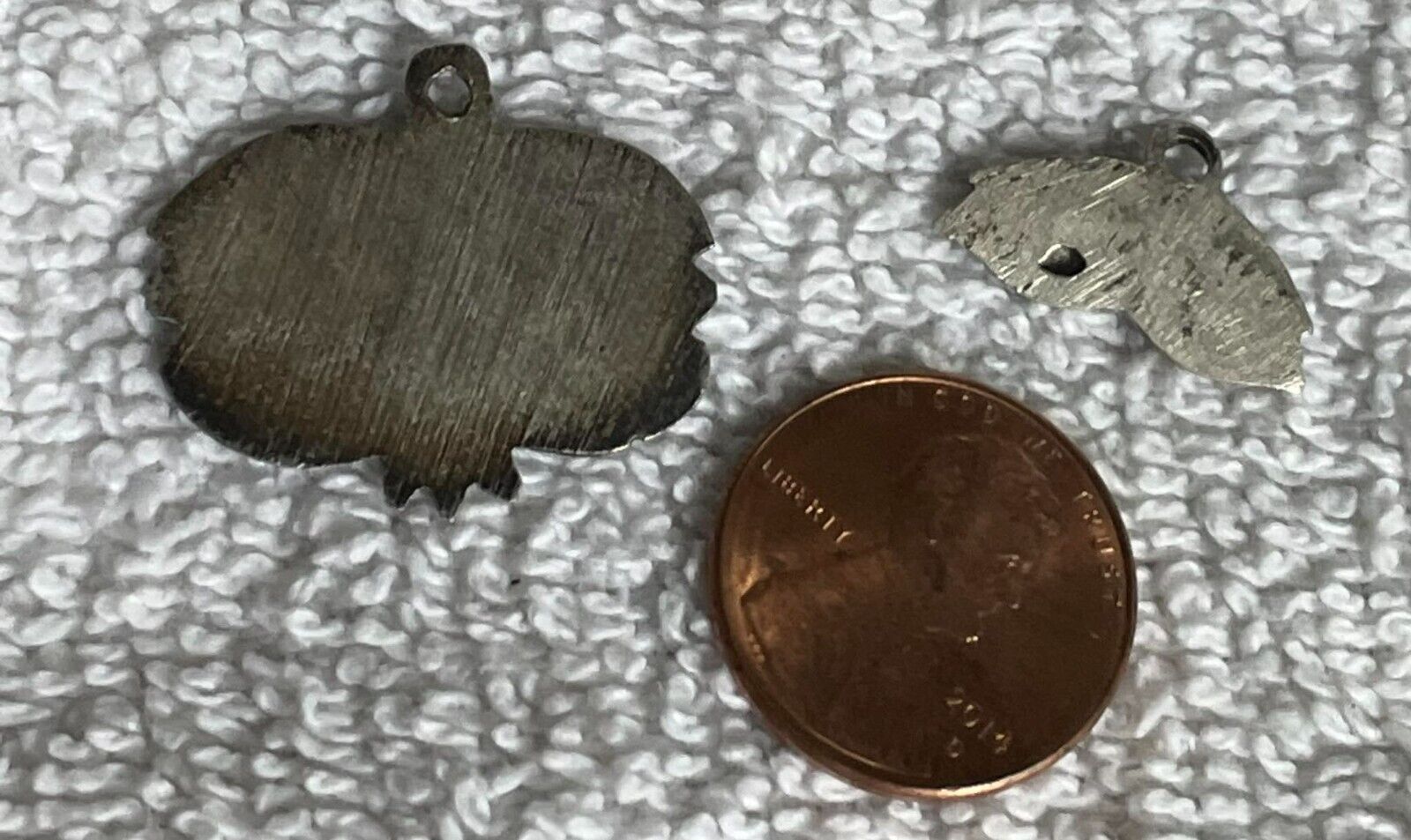 1700´S Vintage  Silver  MEXICO COLONIAL MIRACLES EYES LOT 2 PCS
