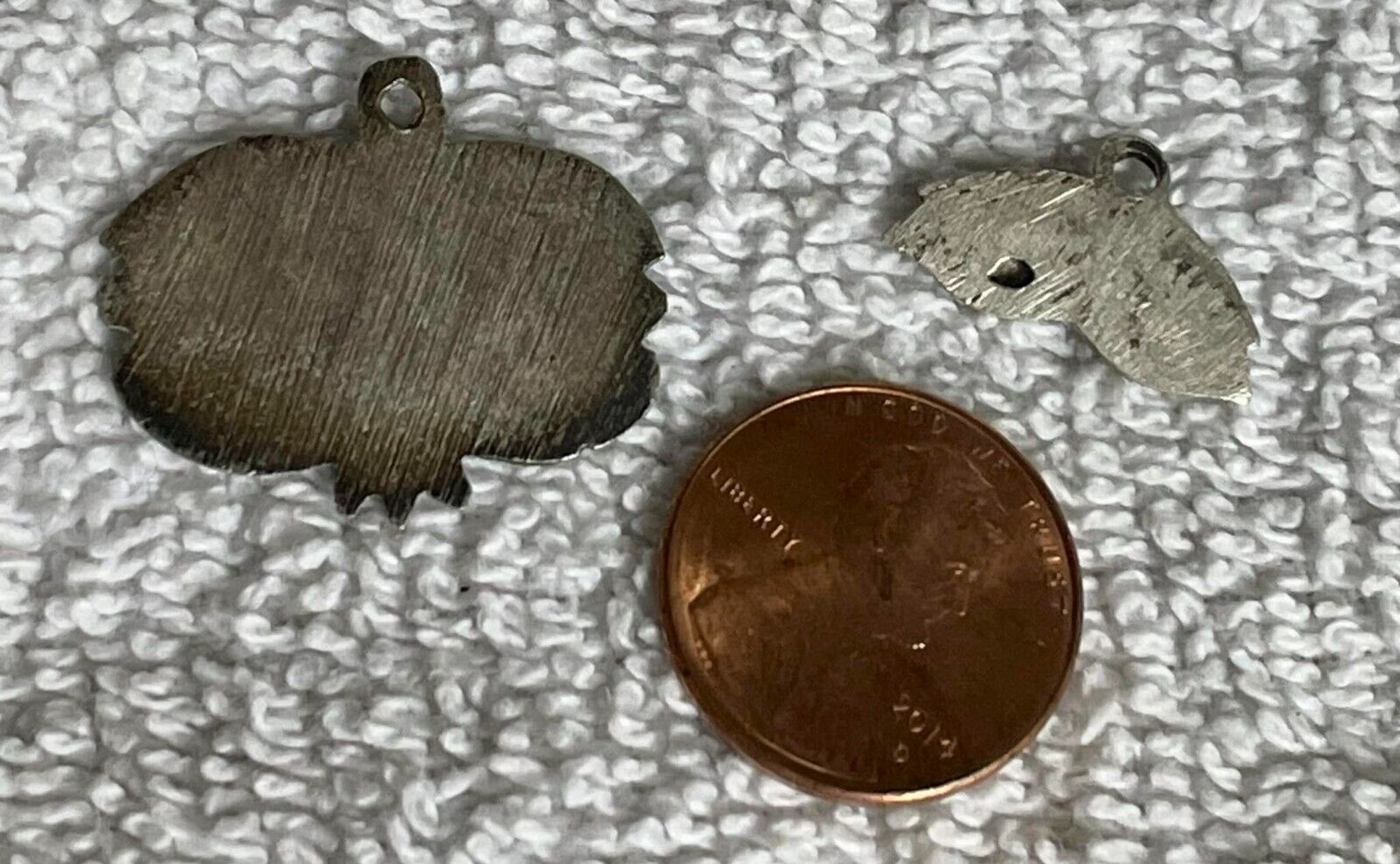 1700´S Vintage  Silver  MEXICO COLONIAL MIRACLES EYES LOT 2 PCS