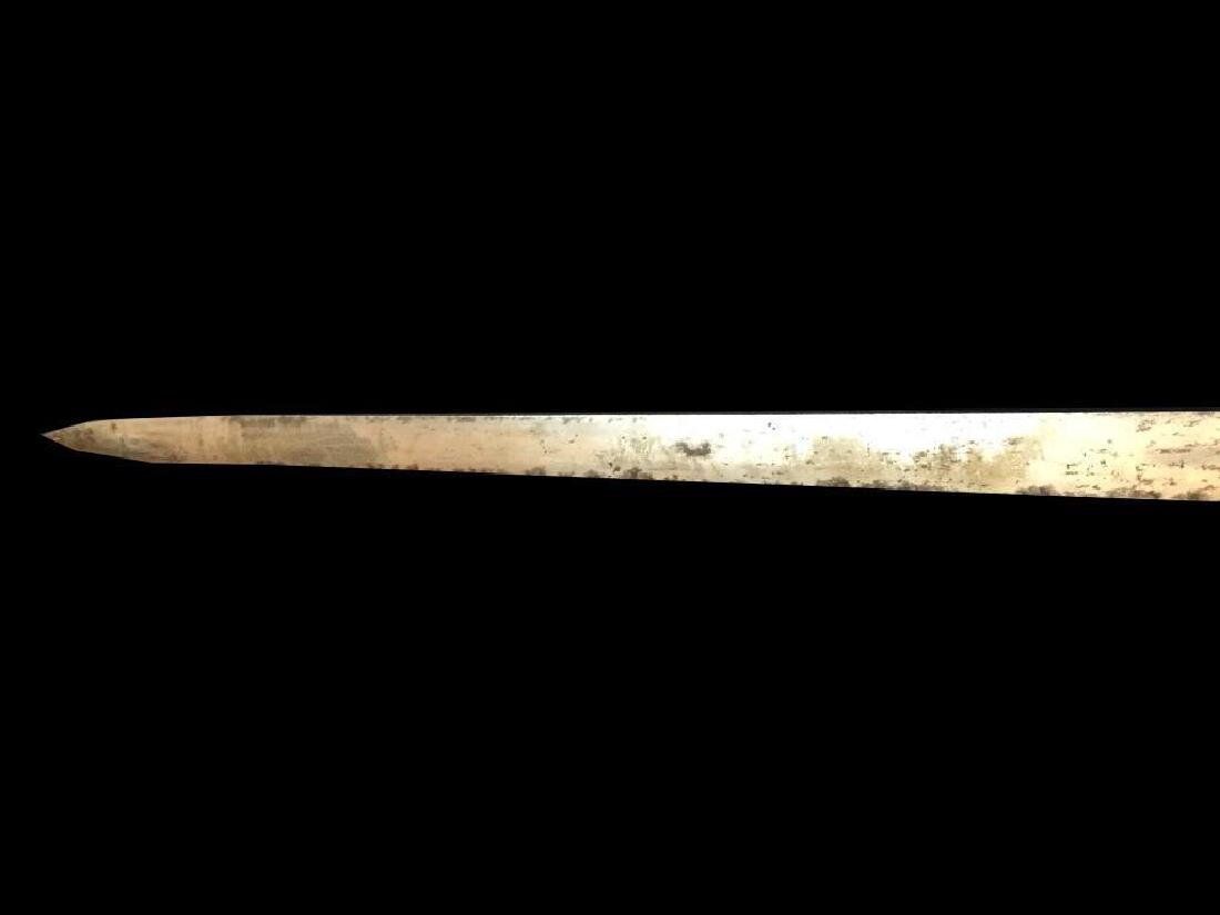 Antique Sword, Victorian Romantic Revival, Bronze Handle, Double Edge, 1800's!