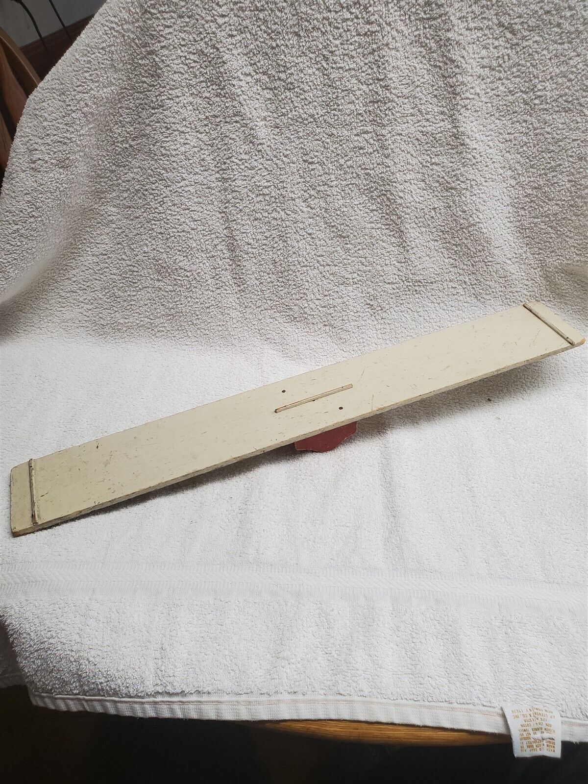 ANTIQUE EARLY 1900s Schoenhut Wood Toy Circus Teeter-Totter See-Saw 21.1"x3.12"