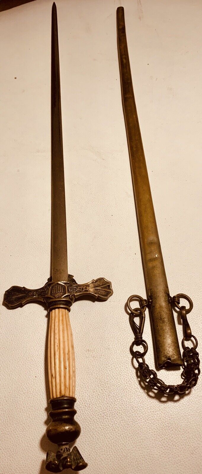 Antique KGE Fraternal sword , late 1800's