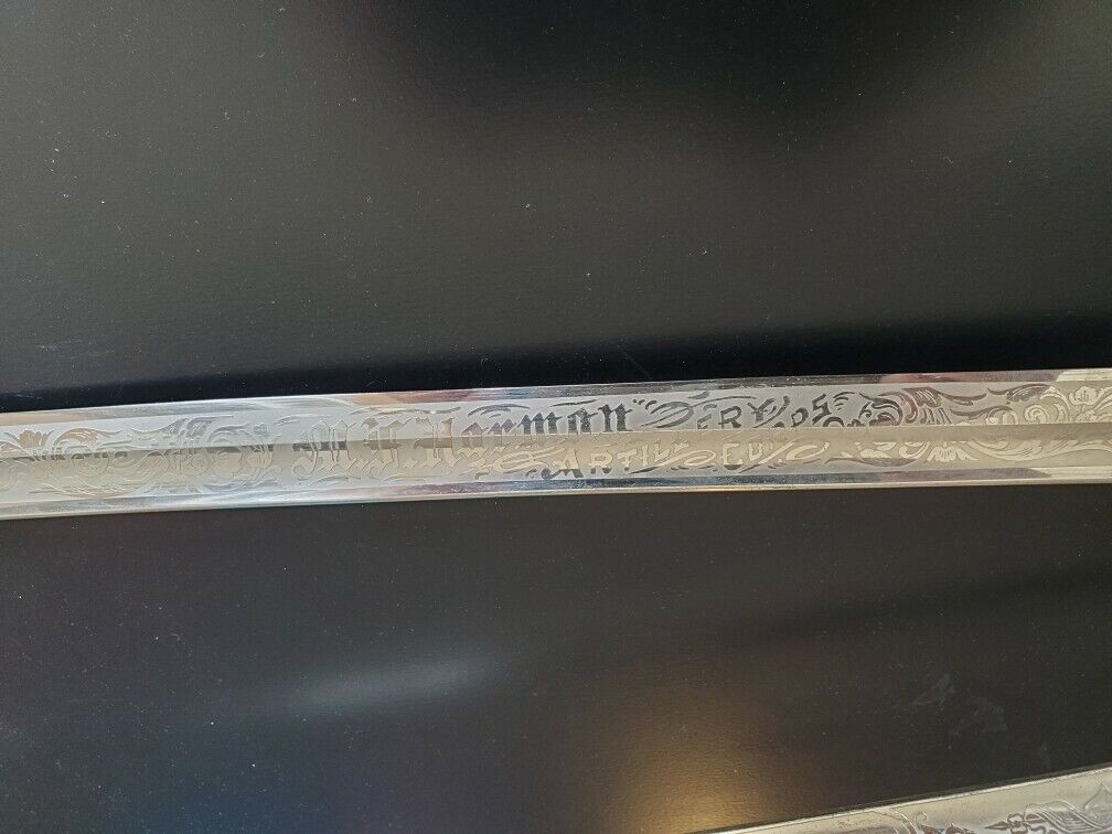 Two Rare and Historic Named Presentation Swords, 1 Hortsmann and 1 Springfield 