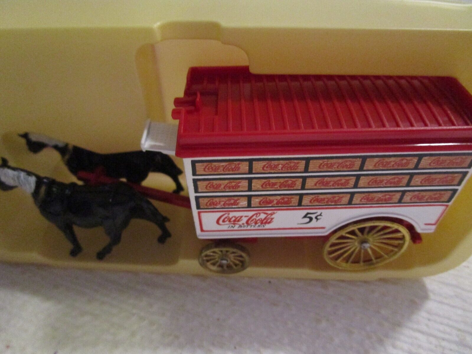 Coca-Cola Die-Cast Metal Horse Drawn Wagon by Hartoy Made in England 1979 NEW