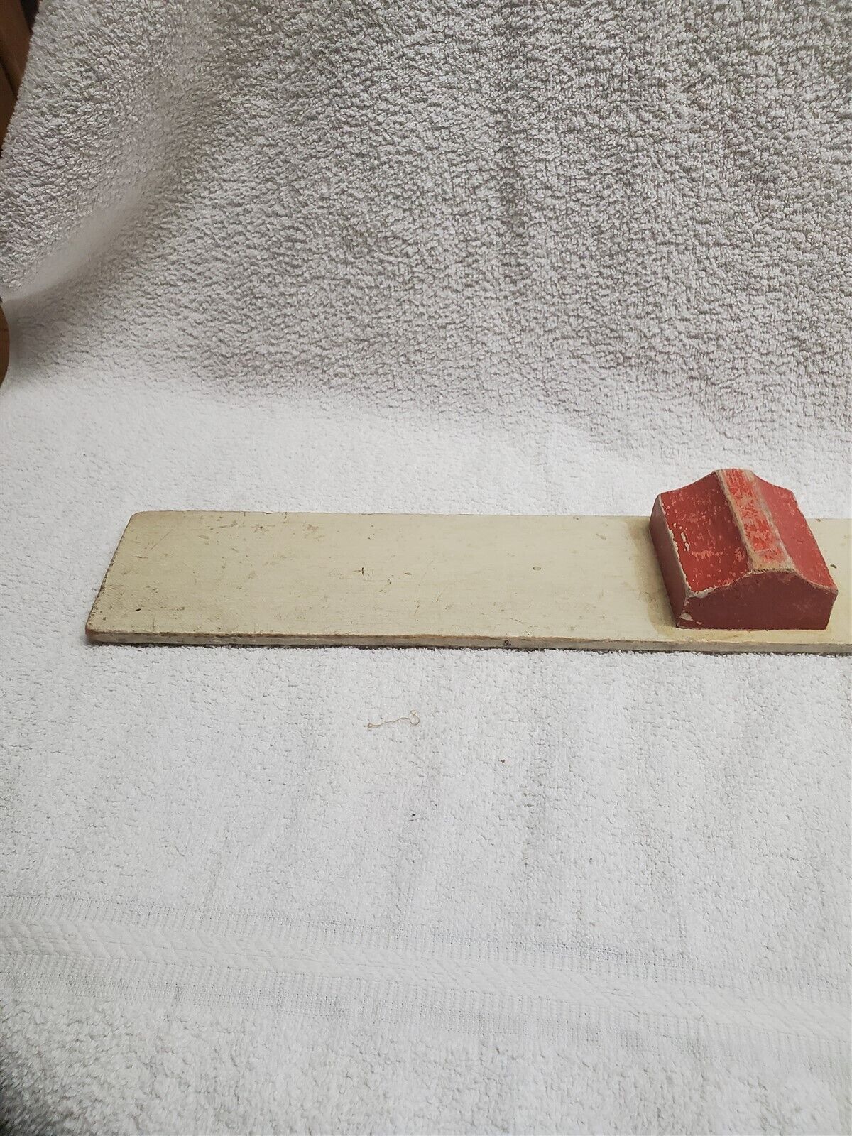 ANTIQUE EARLY 1900s Schoenhut Wood Toy Circus Teeter-Totter See-Saw 21.1"x3.12"