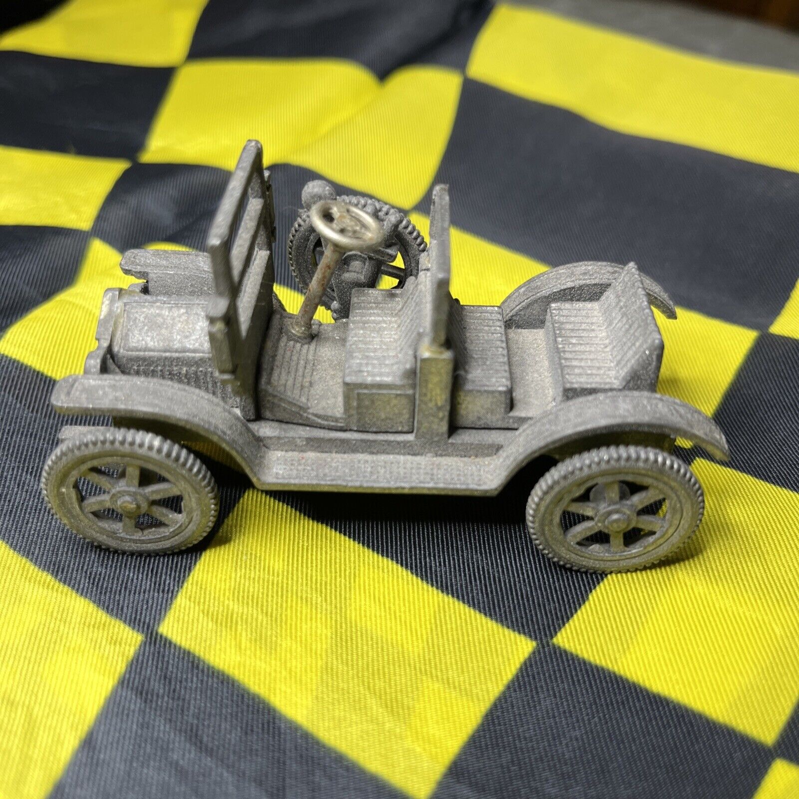 Vintage Pewter Toy Car 1900’s  3.25 X  1.5 In  inches