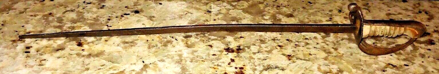 Antique 1850s Continental Presentation Figure Sword 20" long RARE