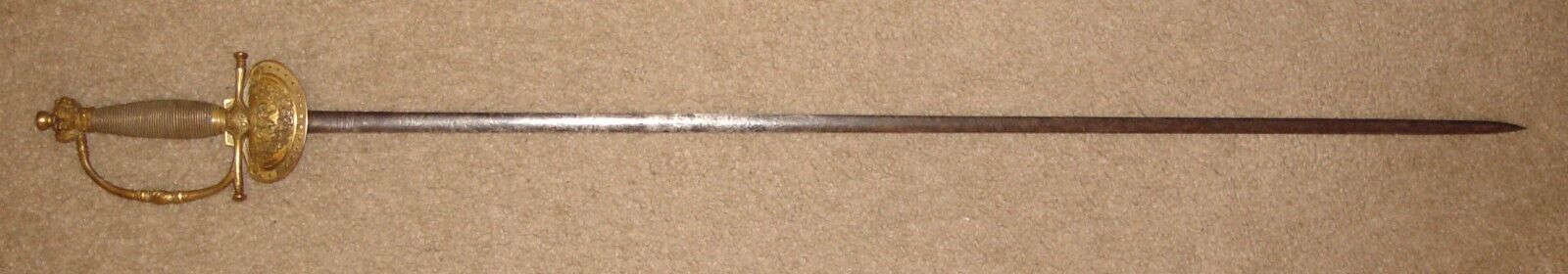 1850's British Victorian Court or Small Sword "Samuelson & Son - Maddox, London