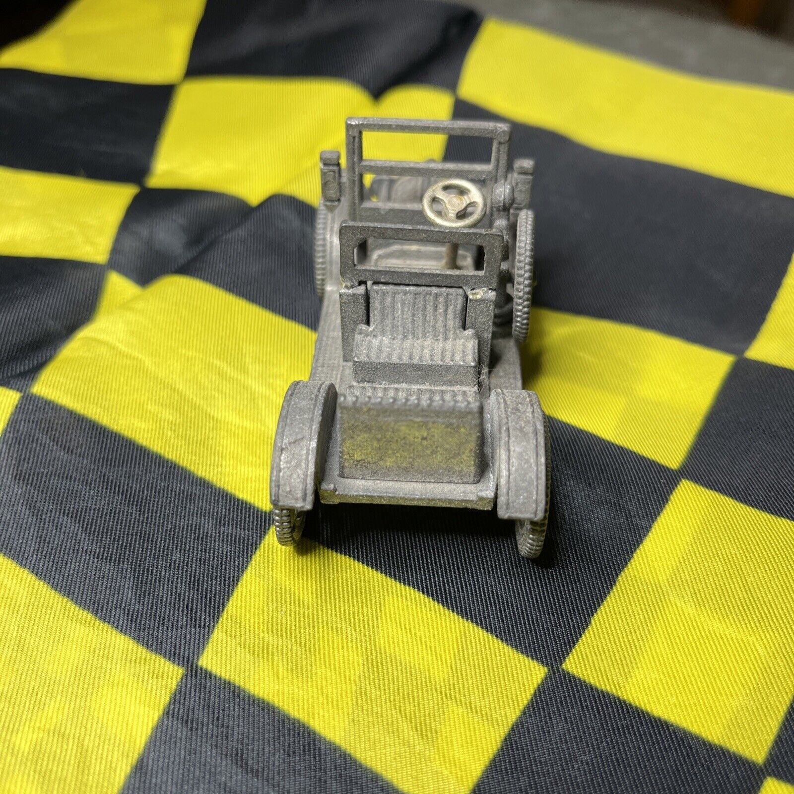 Vintage Pewter Toy Car 1900’s  3.25 X  1.5 In  inches