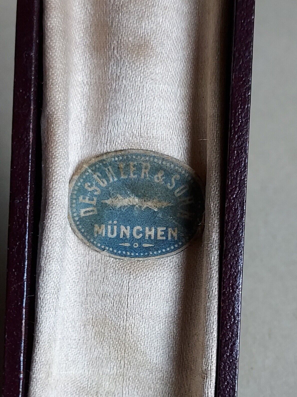 Rare And Detailed Mini Sword Has Soild Gold Blade German Made Possibly 1700s