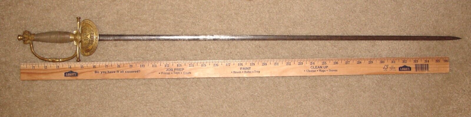 1850's British Victorian Court or Small Sword "Samuelson & Son - Maddox, London
