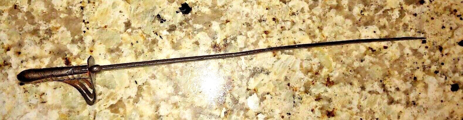 Antique 1850s Continental Presentation Figure Sword 20" long RARE