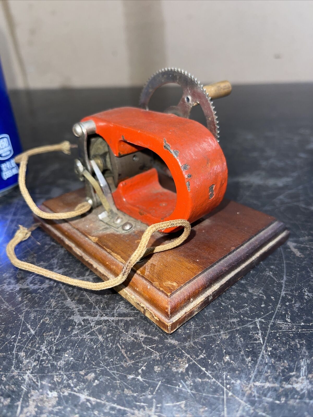 Antique DYNAMO HAND CRANK ELECTRIC TOY MOTOR Generator Early 1900s??